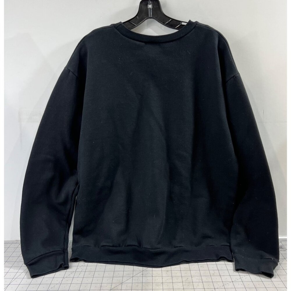 Slug Magazine SLC Utah Black Sweatshirt Typewriter Graphic Am. Apparel Men's L - Picture 3 of 9